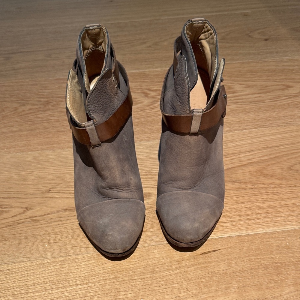 rag & bone Gray Ankle Booties